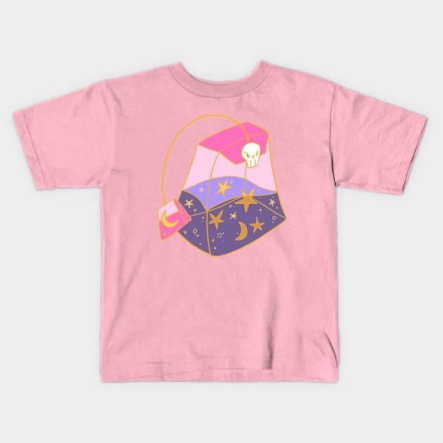 Magic Tea Tee Kids T-Shirt by Maxineart